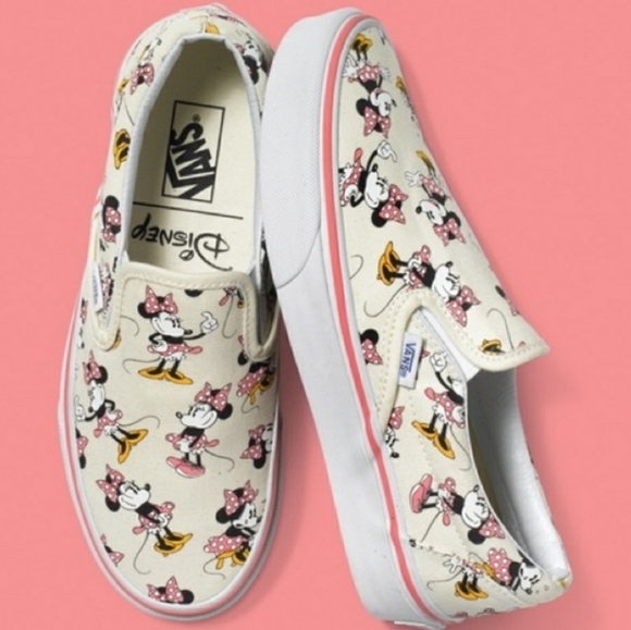 minnie mouse vans womens size 9